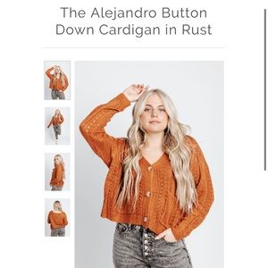 Piper and scoot cardigan size large